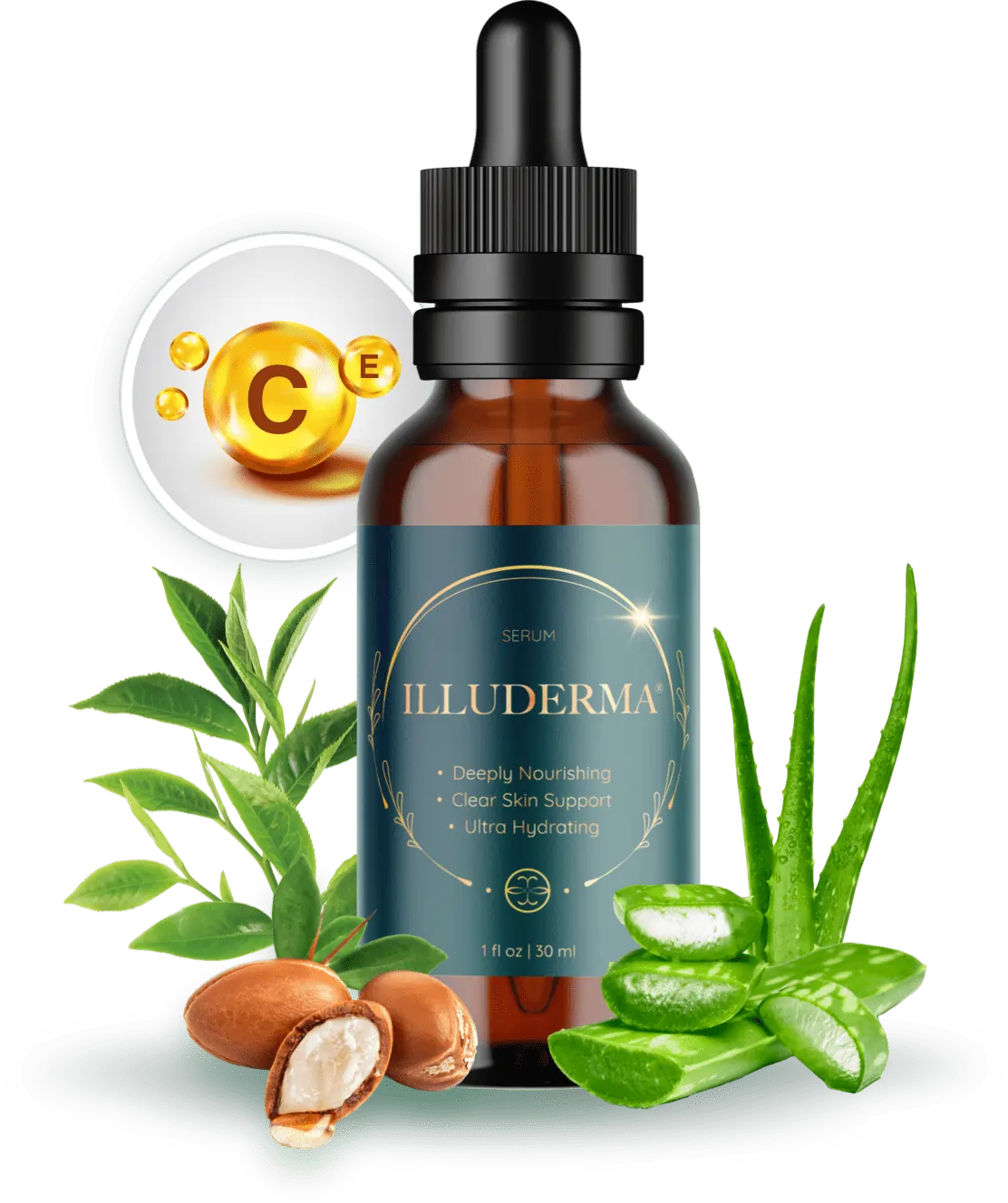 Illuderma Official Bottles Natural Skin Serum SEO